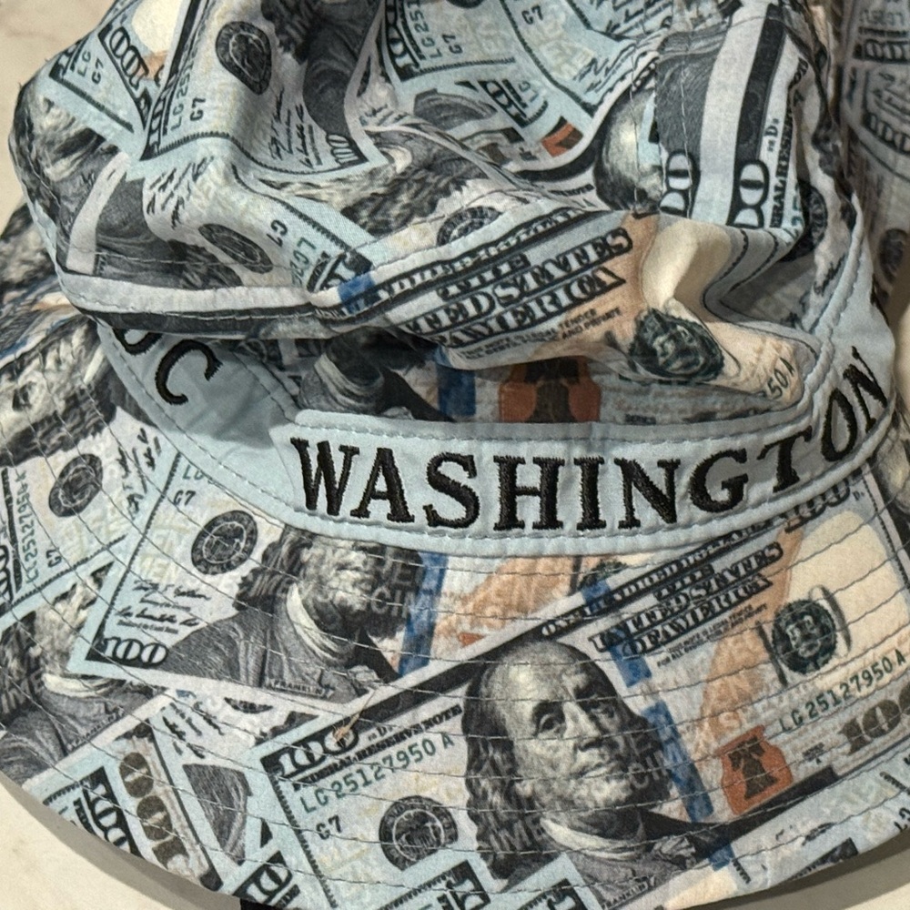 LG Blue Money Print Bucket Hat